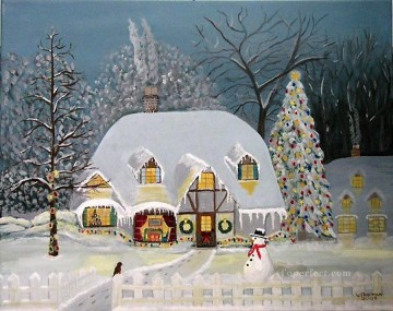 クリスマス Painting - XS051 キッズ サンタクロース クリスマス